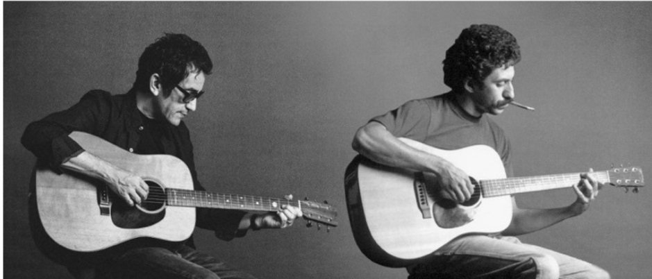 AJ Croce and Jim Croce playing guitar