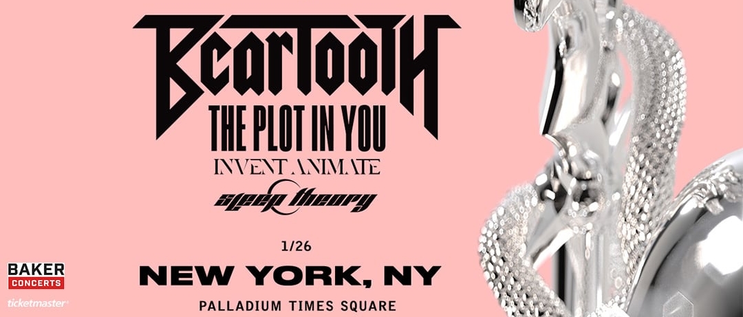 Beartooth North American Tour 2024, with The Plot in You, Invent Animate, and sleep theory