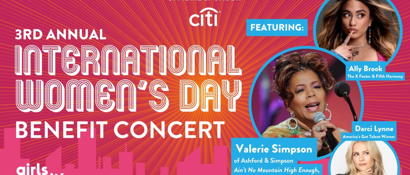 3rd Annual International Women's Day Benefit Concert, featuring Ally Brook, Valerie Simpson, and Darci Lynne