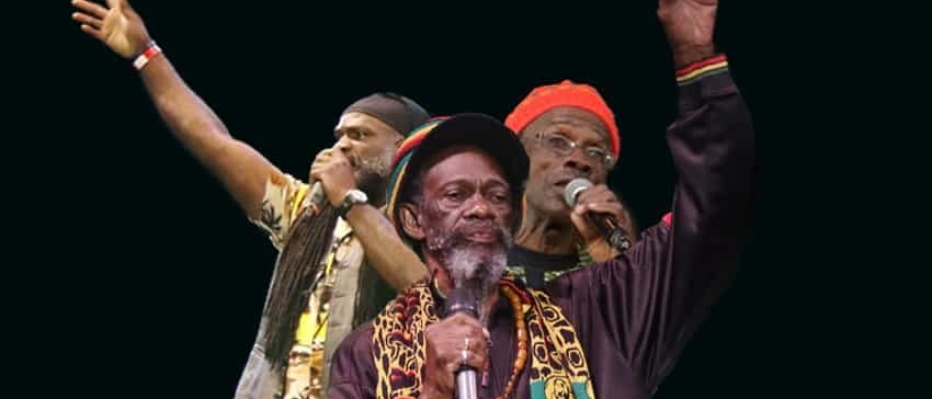 The three members of The Abyssinians
